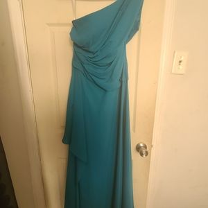 Blue maid of honor dress